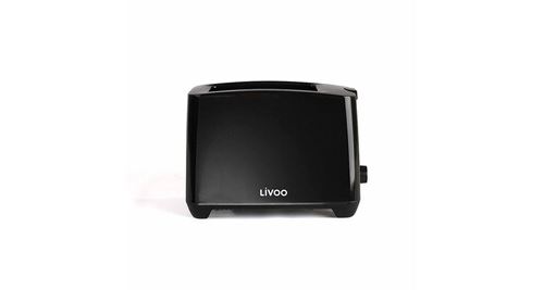 Non Communiqué Noir Grille-Pain Deux Fentes Livoo Dod162n Coloris - Thermostat Réglable - 750W Dod162n