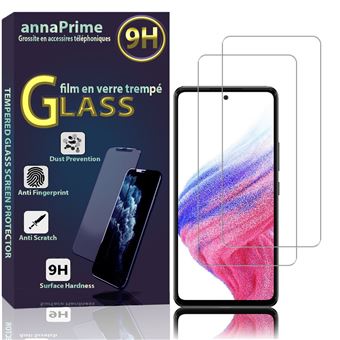 Verre Trempé pour Samsung Galaxy A53 5G [Pack 2] Film Vitre Protection  Ecran Phonillico® - Protection d'écran pour smartphone - Achat & prix