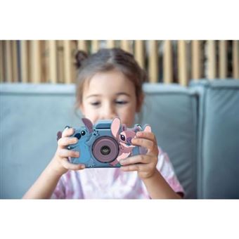 LEXIBOOK  Appareil photo pour enfant avec protection  4 en 1  Disney Stitch  carte mémoire