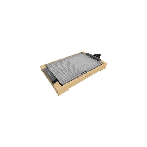 Plancha &eacute;lectrique Tasty&Grill 2000 Bamboo MixStone Cecotec