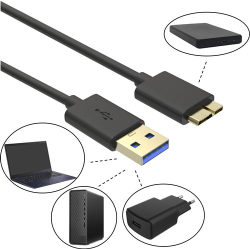 Câble USB 3.0 Type AA (Mâle/Mâle) - 1.8 m - USB - Garantie 3 ans LDLC