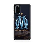 Coque Fifrelin rigide noire pour Samsung Galaxy S20 OM Olympique de Marseille Logo Foot Ref 11446