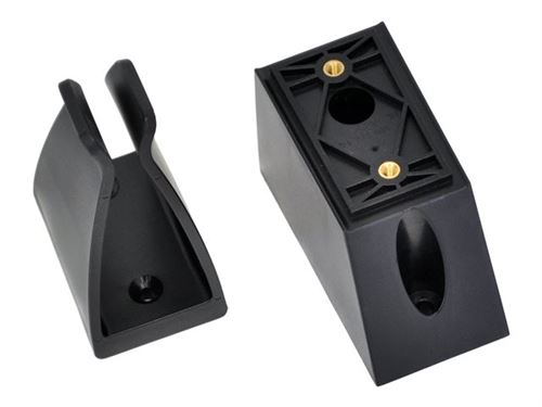 Ergotron - Support pour lecteur de code à barres - montable sur mur - noir - pour P/N: 45-353-026 45-354-026