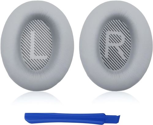Non Communiqué Gris Un Pair Coussinets De Remplacement Pour Casques Bose Oreillettes Coussinet Casque Bose Qc35 Qc35 Ii