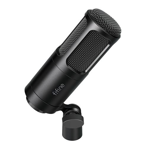Microphone dynamique FIFINE XLR, micro de Podcast vocal avec motif
