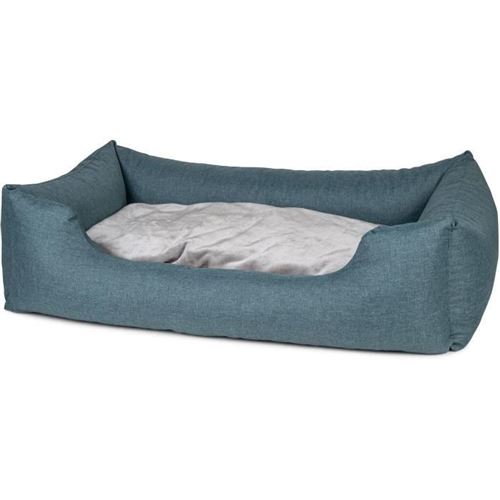 VADIGRAN Panier carre Ares - 120 cm - Turquoise - Pour chien