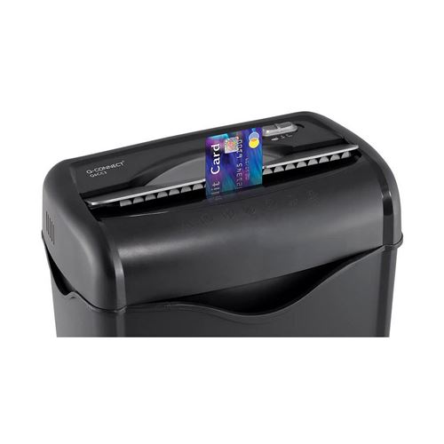  Destructeur de documents q-connect 6 feuilles kf17970. E3-08638