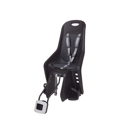 Siège de vélo arrière POLISPORT Bubbly Maxi Plus FF 29 fixation cadre - noir/gris foncé