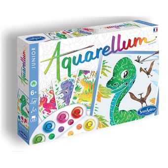 Kit de peinture SentoSphère Aquarellum Junior Dinosaures