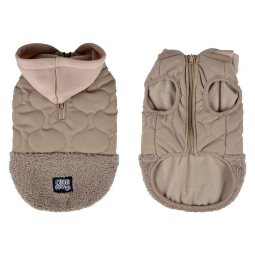 Comparer les prix de Manteau Matelassé Pour Chien Teddy 30cm Beige