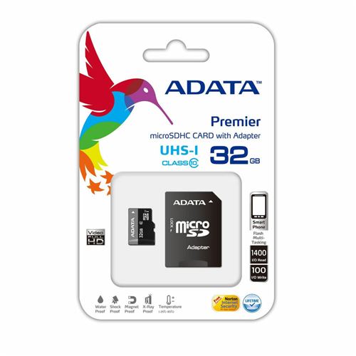 ADATA Premier UHS-I - carte mémoire flash - 32 Go - microSDHC UHS-I