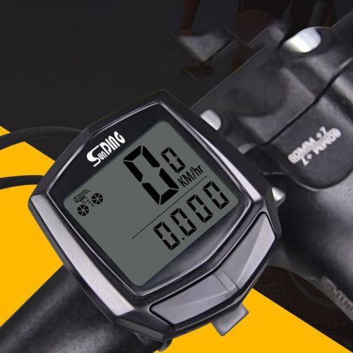 Vélo filaire étanche multifonctions vélo LCD Ordinateur vélo Compteur de vitesse O