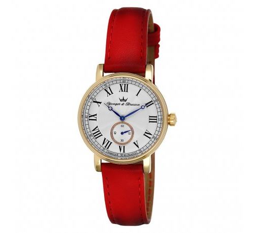 Yonger et Bresson Montres Rouge Femme - DCP 077/BS05