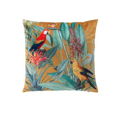 Housse de coussin 40 x 40 cm velours imprimé Safia