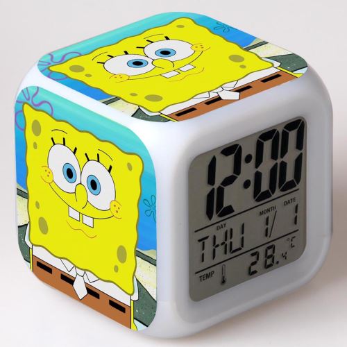 Stack Réveil Enfant Led Multifonctionnel Coloré - Spongebob Squarepants #26 - Image 2