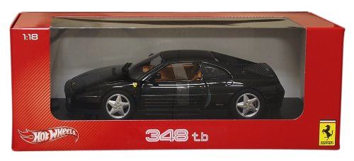 Hotwheels (Mattel) - X5530 - Véhicule Miniature - Modèle À L'Échelle - Ferrari 348 Tb - Echelle 1/18