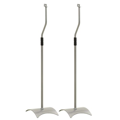 Universele speakerstandaard 2 stuks (zilver)