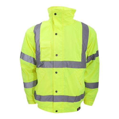 Dickies - Manteau bomber haute visibilité - Homme (2XL) (Jaune Haute Visibilité) - UTBC292