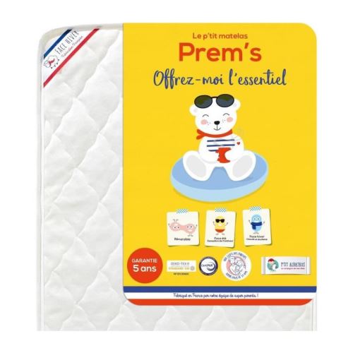 PTIT ALBATROS Matelas climatisé Prems - Bébé mixte - 60 x 120 cm