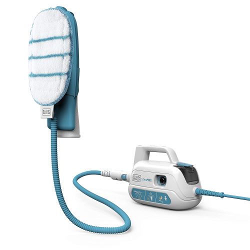 Black+Decker FSH10SMP STEAMITT Nettoyeur à main gant avec 9 Accessoires Blanc/Bleu Clair 0,1 L