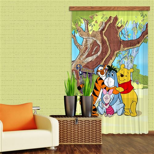 Rideaux Winnie l'Ourson Câlin Disney-Occultant : 140x245 cm