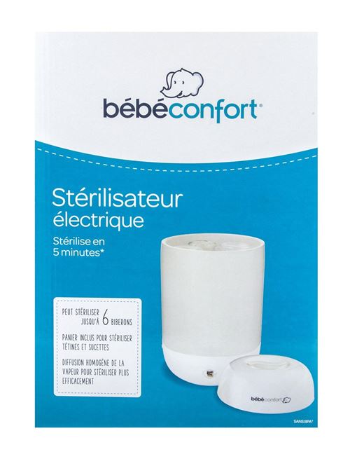 Skymarketing Ro Bebe Confort Sterilisateur Electrique Express Blanc Biberons Et Accessoires Le Repas De Bebe