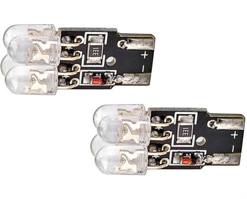 Evo Formance Ampoules LED voiture T10 12V 1.2 W 2 pièces bleu
