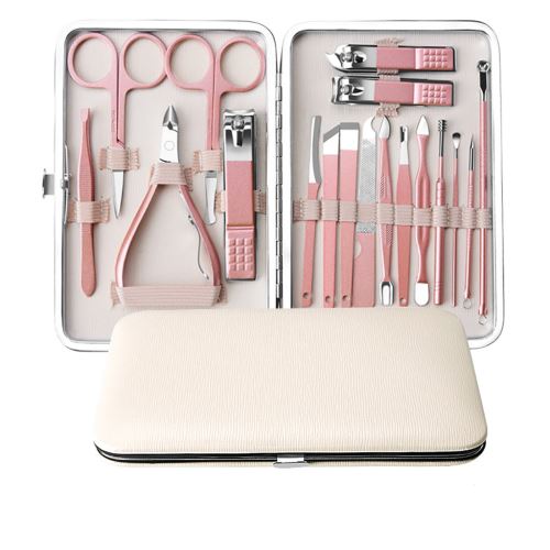 Nail 18Pcs En Acier Inoxydable Clippers Ciseaux Costume Set Manucure Kits BT154