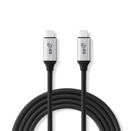 Minix Neo C-muc High Performance Usb-c À Câble Usb-c - 120 Cm Pour Windows/ Macos/ Chromeos, Gris Sidéral