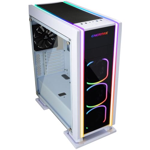 enermax enermax saberay middle tower addressable rgb - bianco con finestra