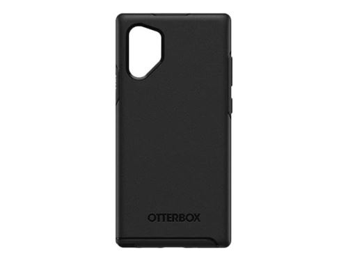 OtterBox Symmetry Series Case - Achterzijde behuizing voor mobiele telefoon - polycarbonaat, rubber - zwart - voor Samsung Galaxy Note10+, Note10+ 5G