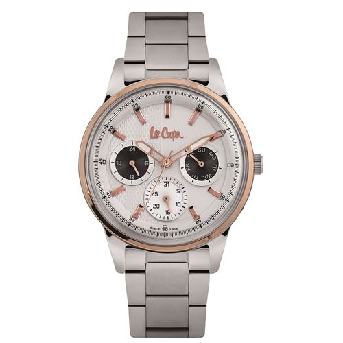 Lee Cooper Montre analogique multifonctions bracelet métal LARGO Or