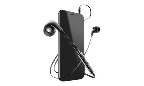 Cellular Line HORNET - In-ear hoofdtelefoons met micro - inwendig - met bekabeling - zwart