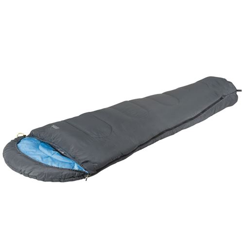 Camp Gear Mummyslaapzak 230x80 cm grijs en blauw 3605746