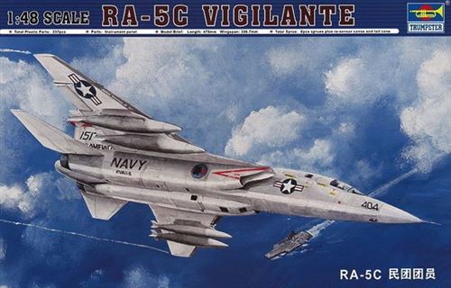 North American Ra-5c Vigilante - 1:48e - Trumpeter