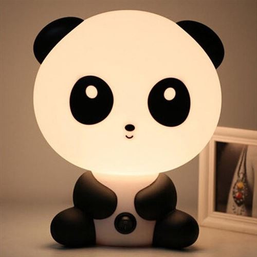 Veilleuse LED Panda Lampe Ampoule Enfant Dessin Animé 11-15W - YONIS
