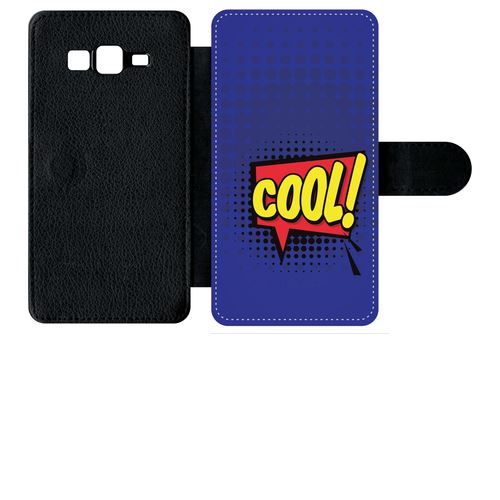 Etui À Rabat Samsung Galaxy Grand Prime G5306 Cool Fond Bleu Lectrique