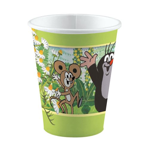 Amscan tasses de fête Molletje junior 250 ml papier 8 pièces