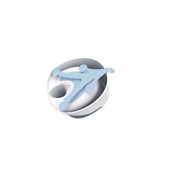 6 19 Sur Bebe Angel Anneau De Bain Bebe Bi Matiere Avec Ouverture Frontale Blanc Bleu 7 A 16 Mois Baignoires Achat Prix Fnac