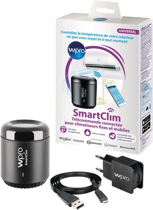 Wpro Smart2 - Telecommande Connectee Pour Climatiseurs Fixes Et Mobiles - Wpro