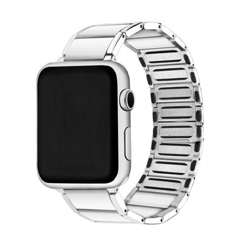 Bracelet en métal magnétique argent pour votre Apple Watch Series 4 44mm/Series 3/2/1 42mm