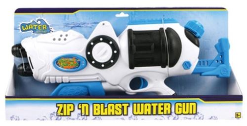 Pistolet à eau 2 jets turbo pression pompe 48 cm, coloris aléatoire - jeu plein air