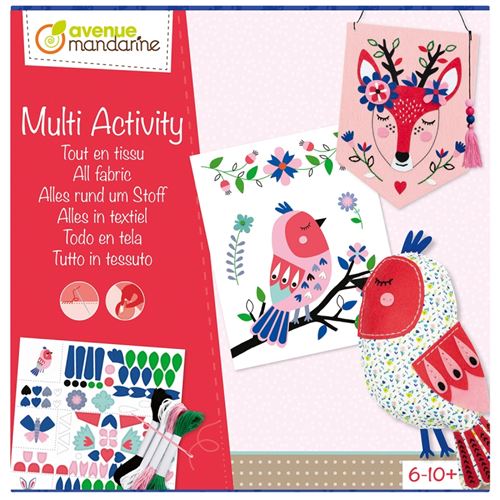 Coffret Multi-activité - Tout en tissu - 6/10 ans et +
