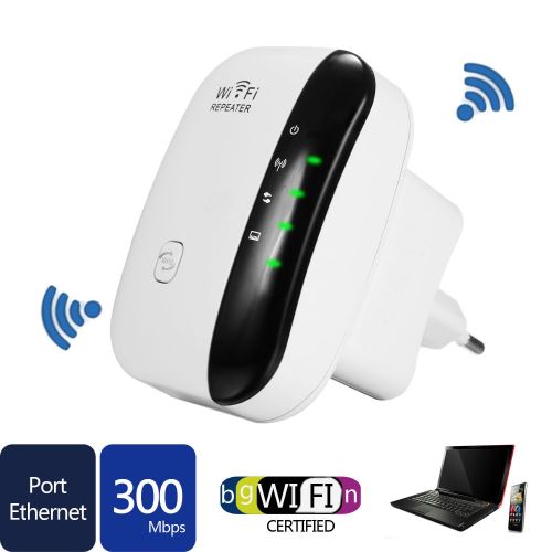 Coocheer Signal prolongateur Booster Wireless-N AP Wifi répéteur shuffle MP3 pour EU plug