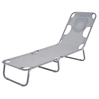 Chaise Longue De Jardin Hwc B11 Transat Bain De Soleil Fonction