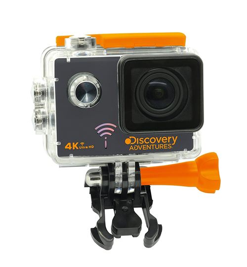 Discovery Adventures 4 K Ultra HD Wifi Pro Caméra d'action – Noir