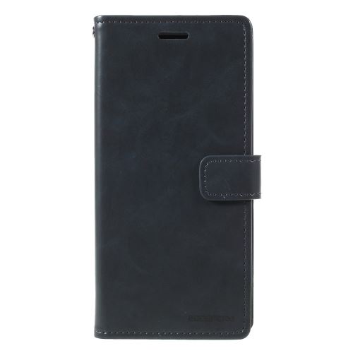 Etui en PU flip lune bleue bleu foncé pour votre Samsung Galaxy J6 Plus