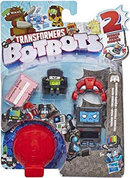 TRANSFORMERS Botbots – Pack de 8 figurines surprises 4cm à collectionner - Jouet transformable 2 en 1 - Modèle aléatoire