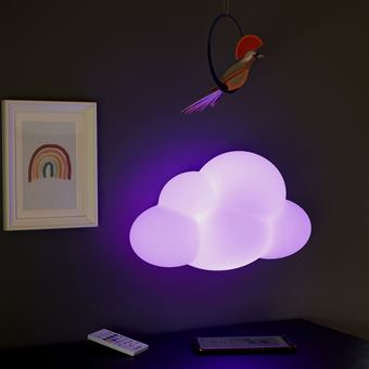 BIGBEN BTLSWBEAR - Enceinte sans fil lumineuse murale et veilleuse Ourson  sur son nuage - Enceinte Bluetooth - LDLC