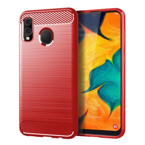 Etui Coque de protection durable souple pour Samsung Galaxy A30 - Rouge